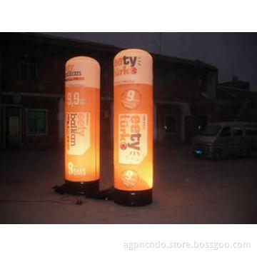 Advertising Inflatable Lighting Pillar , Led Light Inflatab
